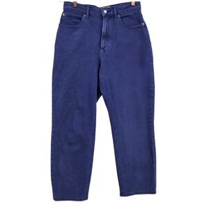 Everlane Womens 28 The Way High Curvy Jean Purple Blue